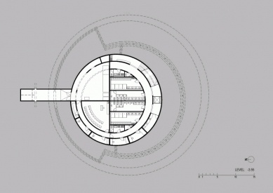 Cultural Center of EU Space Technologies - Půdorys suterénu