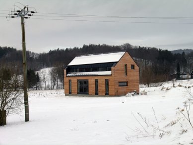 Rodinný dům v CHKO - Z průběhu realizace - foto: VLADIMÍR BALDA architekt