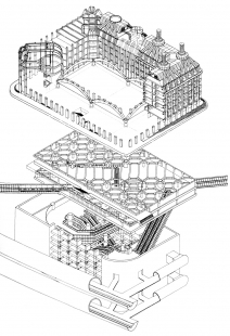 Portcullis House - Axonometrie