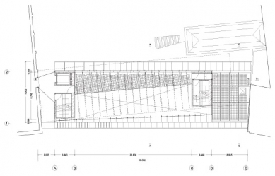 St. Lucas Fine Arts School - Půdorys 2.patra - foto: Xaveer de Geyter Architects