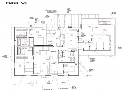 Smrková - Plan 2nd floor