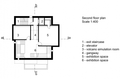 Volcano Visitor Center - Second floor - foto: Foldes Architects