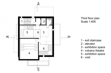 Volcano Visitor Center - Third floor - foto: Foldes Architects