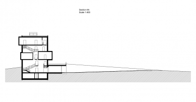 Volcano Visitor Center - Section AA - foto: Foldes Architects