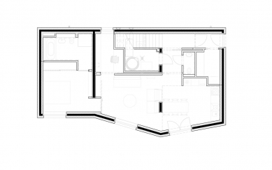 Passive House Hradec Králové - <div>The ground floor plan</div> - foto: Echorost architekti