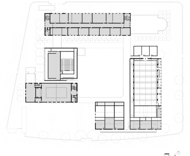 Rekonštrukcia školy Sebastião da Gama - Pôdorys II. n.p.