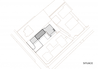 Rekonstrukce a dostavba rodinného domu v ulici Dělnická - Sitace - foto: ROSA – ARCHITEKT