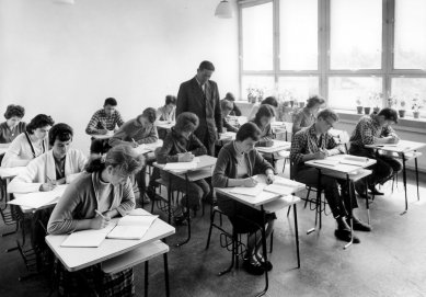 Základná škola v Prievoze - Rozsedění při diktátu - foto: archiv Mariána Marcinka