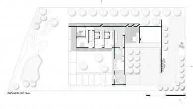 Dům L23 - Půdorys patra - foto: Pitagoras Arquitectos 