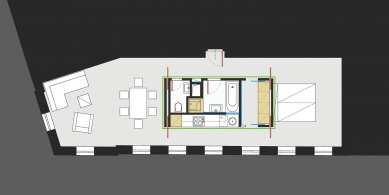 Rental apartment, Prague-Vinohrady - <div>Půdorys</div>