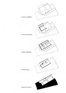 PR House - Pôdorys - foto: Bach Arquitectes