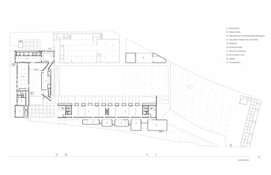 Universidade de Évora Art and Architecture Faculty - Půdorys přízemí - foto: Ventura Trindade Arquitectos