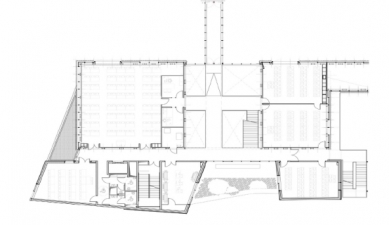 School of Architecture in Strasbourg - <html>Půdorys</html> - foto: Marc Mimram