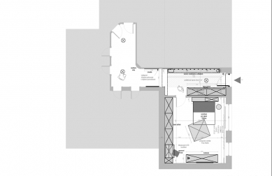 Reconstruction of the interior of a family house from the 1990s - <translation>P floor plan</translation>