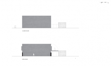 Safe House - Pohled severo-východ / North-East elevation