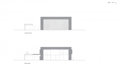 Safe House - Pohled jiho-západ / South-West elevation