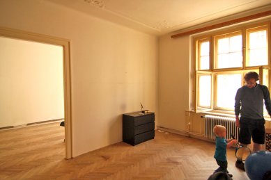 Interiér bytu na Letné - Původní stav