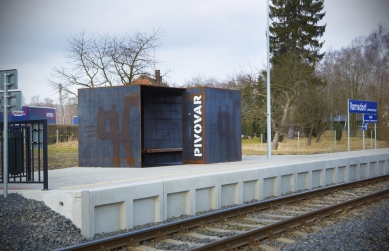 1. soukromá železniční zastávka Varnsdorf - Pivovar Kocour