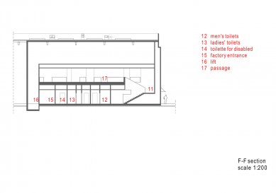 Sauflon Centre of Innovation - Section FF - foto: Foldes Architects