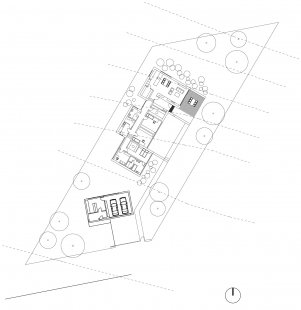 Family house in Sazovice - Situation