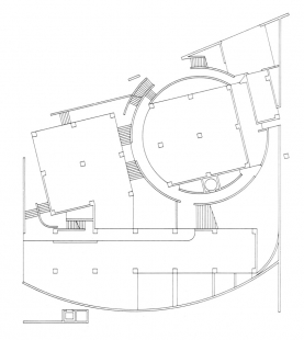 Collezione Commercial Building - Ground floor plan - foto: Tadao Ando Architects & Associates