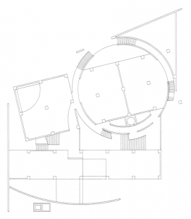 Collezione Commercial Building - Floor plan of the first floor - foto: Tadao Ando Architects & Associates