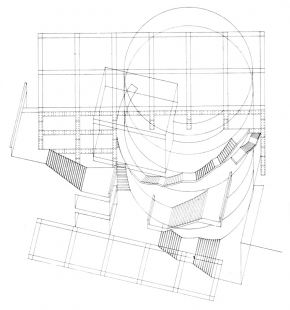 Komerční budova La Collezione - Axonometrie - foto: Tadao Ando Architects & Associates