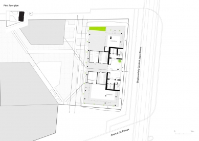 Tower of Biodiversity M6B2 - Ground floor plan - foto: Maison Edouard François