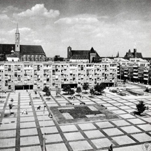 New Market Square - Historický snímek z 60. let