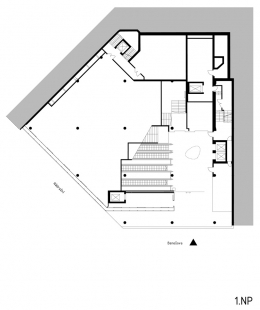 Obchodní centrum Letmo - Půdorys 1.np