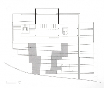 Cultural center Riudaura - Půdorys - foto: RCR Arquitectes