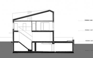 Řadové rodinné domy MikMak - Řez - foto: Fabryka Projektowa ArC2