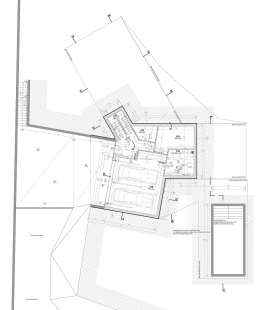 Family House JJ - <html>Půdorys suterénu</html> translates to <html>Basement floor plan</html> - foto: JRKVC