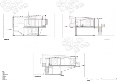 Rodinný dům Ozone House - Řezy / Sections