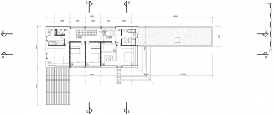 Rodinný dům Praha-Klánovice - Půdorys 2.np - foto: Atelier A11