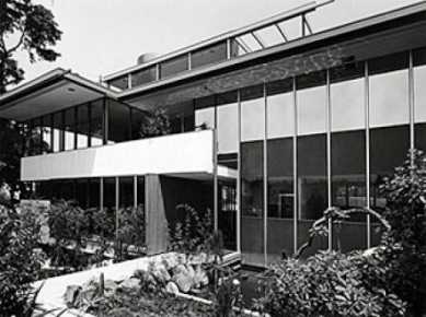 Richard Neutra's private house with studio - Historical photo