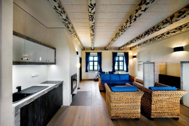 Reconstruction and interior of the wine house Sklenářka