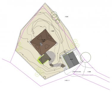 Reconstruction and interior of the wine house Sklenářka - Situation - foto: DESIGN arcom, s.r.o.