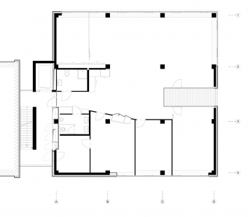 Multifunctional House D - Floor plan - non-residential space