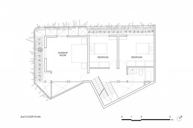 Green Renovation - Půdorys 2.np - foto: Vo Trong Nghia Architects