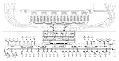 Madrid Barajas Airport - Půdorys - foto: Rogers Stirk Harbour + Partners