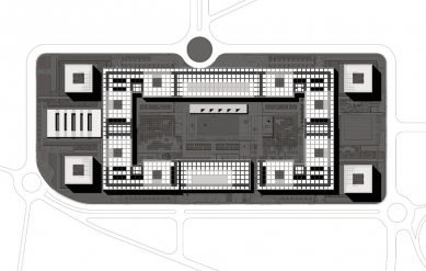 Telefonica Headquarters - Situace - foto: Rafael de La-Hoz Arquitectos