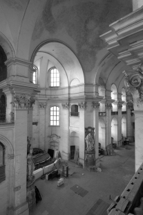 Reconstruction of the Church of the Finding of the Holy Cross in Litomyšl - Original state - foto: Archiv autorů