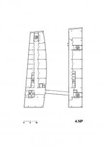 Budova L TUL - Půdorys 4.np
