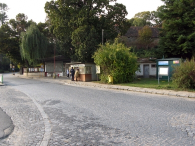 Autobusové nádraží v Kloboukách u Brna - Původní stav - foto: Atelier Walter