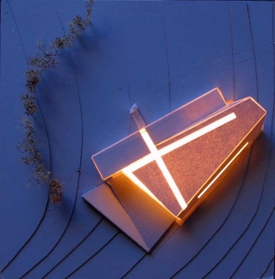 Kostel svatého Kříže - Model - foto: Krohn & Hartvig Rasmussen Arkitekter