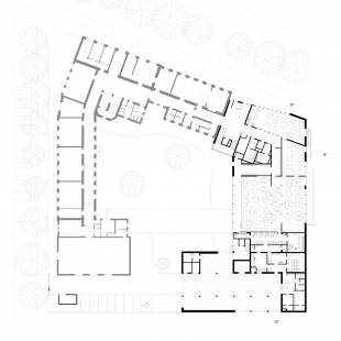 Construction of the Slovanská Gymnasium building in Olomouc - 2. NP