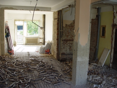 Byt u Grébovky - Začátek rekonstrukce