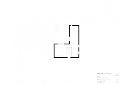 Nové mistrovské domy Bauhaus - Vila Gropius - půdorys patra - foto: Bruno Fioretti Marquez Architekten