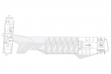 Culture Yard - Floor plan of the top floor - foto: AART Architects